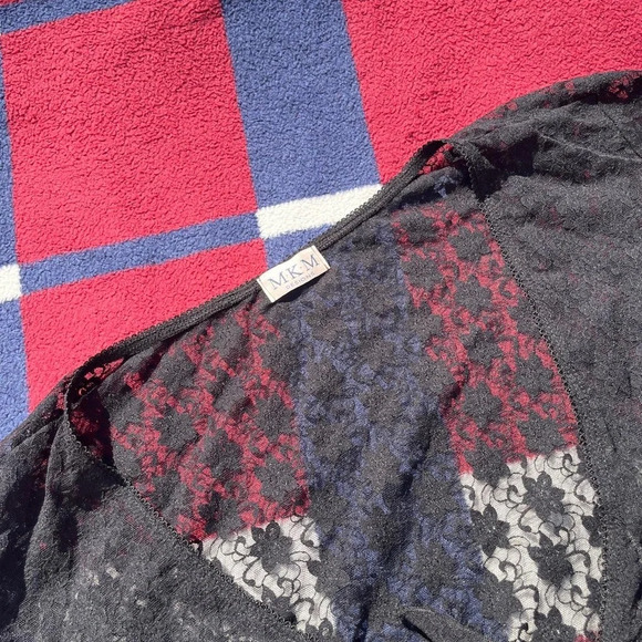 MKM Designs floral lace tie front goth witchy cardigan
Women’s 3X - Picture 2 of 5